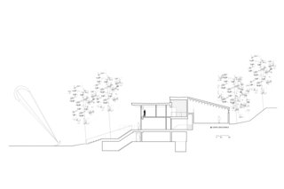 Sectional drawing of Résidence L'Accostée