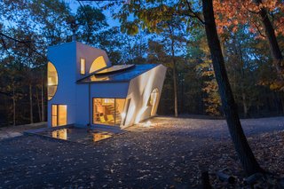The Ex of In House at night.