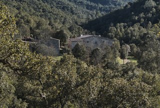 The restored 17th-century farmhouse in the Baix Empordà region of Spain.