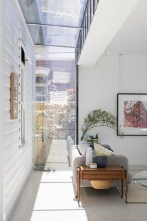 Modern interventions throughout are designed to be recessive to the original. 