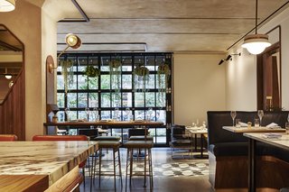 Inside the American Son restaurant