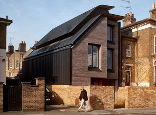 Liddicoat and Goldhill's home in the Victoria Park conservation area sports a steeply slanted roofline.