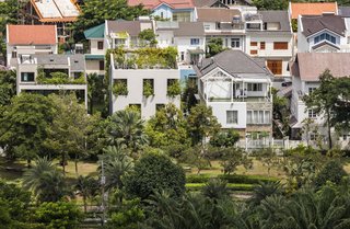 Stepping Park House has a park as a northern neighbor—a rarity in densely populated Ho Chi Minh City.
