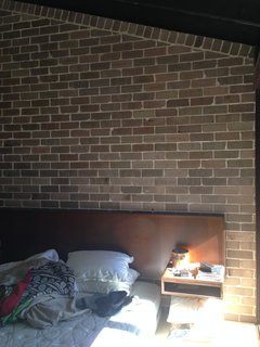 The master bedroom before the renovation.