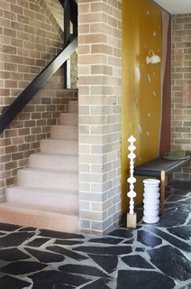 Ghoniem recarpeted the stairs.