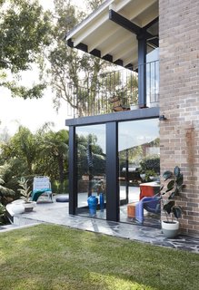 The living areas open to an outdoor deck.