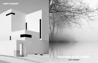 Left: Image by the amazing Photographer Nicholas Alan Cope Right: From: French landscape from Brume, Nature is our best source