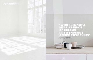 Left: An empty white room, Right: Image from then amazing Danish Design Lab Studio Oink 
