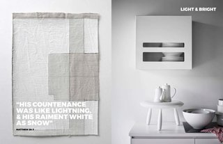 Left: By artist Jen Lee, Untiled, Image from Crude Vessels, Right: Still Life From Hitta Hem 