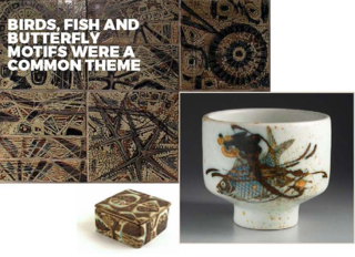 From the Baca range, including tiles, a trinket box and a beautifully inspired Japanese silhouette sake cup