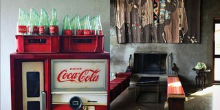 Left: Coke bottles at Bad Hombres, Right: Capri Bar, Photography: Marcus Hay for SMH, Inc 