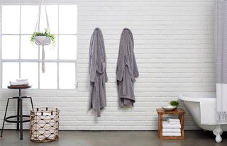 Classic Bathrobes, for lounging before or after your bathing rituals; Source: Nicole LaMotte/Parachute 