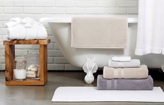 Keep your floor dry when exiting the shower; Source: Nicole LaMotte/Parachute 