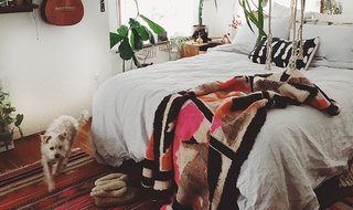 Emily Katz on How to Give a Bedroom Good Vibes - Photo 1 of 4 - Making the bed doesn’t have to mean hospital corners; Source: Emily Katz/Parachute