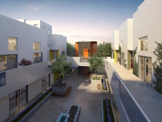 Large outdoor spaces and custom bicycles found at AIRE Santa Monica - Photo 2 of 3 -