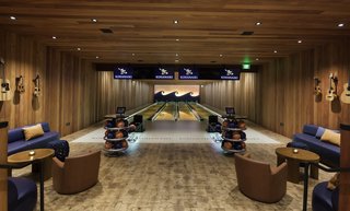 Kohanaiki Unveils One of the World's Largest Private Clubhouses on the Big Island of Hawaii - Photo 1 of 7 - Custom four lane bowling alley.