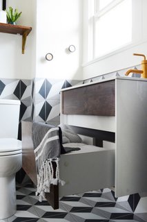 A Small 1920s Guesthouse Bathroom Gets A Modern Makeover - Photo 2 of 9 -