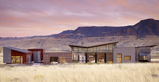 For this Wyoming vacation home, the goal was to create a sustainable design that incorporated as many "green" materials as possible. The NanaWall systems used are all-aluminum and have minimal sightlines which suited the aesthetics of the project.