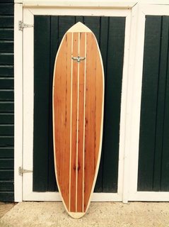 Shaped and ready for glassing. I didn't settle for the Thunderboard logo in the end.