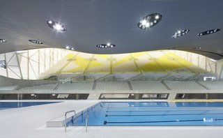One of the main venues of the 2012 Summer Olympics and the 2012 Summer Paralympics, the center was used for the swimming, diving, and synchronized swimming events. After significant modification, the center opened to the public in March 2014. "All of the world-class sporting venues on the magnificent Queen Elizabeth Olympic Park have secured bright futures, dispelling fears of white elephants and helping to drive our ambitious regeneration plans for east London," then-mayor of London Boris Johnson said after the reopening.