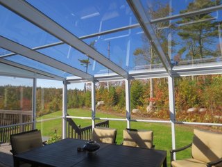 7 Resources For Prefab Sunrooms and Easy-to-Install Sun Parlors - Photo 3 of 7 - Halifax Sunrooms assures customers that the glass in their models contains protection from UV rays. The construction material is flame-proof and contains a protective fungicide, while the roof is made with tempered-safety glass.