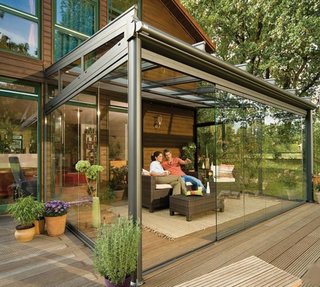 7 Resources For Prefab Sunrooms and Easy-to-Install Sun Parlors - Photo 7 of 7 - This solution suggested by Improvenet could be just what you're looking for. Follow the link above for some detailed advice on how to achieve this type of space, from cost-effectiveness to planning for permits.