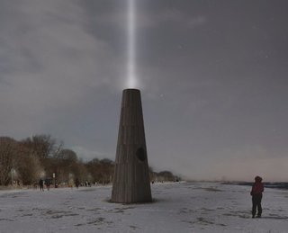 "The Beacon" installation by Joao Araujo Sousa and Joanna Correia Silva from Porto, Portugal.