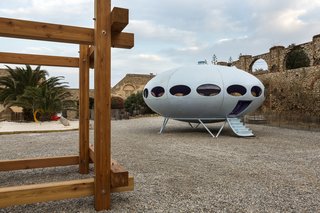 At Utopie Plastic, Futuristic Plastic Homes Make an Appearance at a 19th-Century Metal Factory - Photo 2 of 9 -
