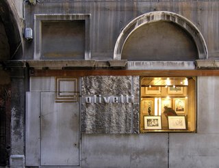 Shown here is the exterior of the Olivetti showroom in Venice.