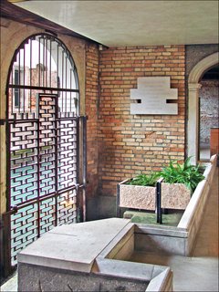 The palace is located in central Venice and overlooks the canal.
