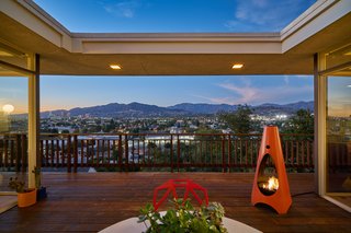 A Midcentury-Modern Home in L.A. Designed by Richard Banta Is For Sale For $899K - Photo 2 of 13 - The center of the home takes in beautiful views of the city. 
