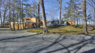 Designed from 1950 to 1953, the McComb House embodies several of Breuer's characteristic elements. 