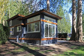 West Coast Homes was created in 2011 as a division of Faber Construction, a family-owned residential building company that was established in 1987. They offer four different tiny homes, each at 400 square feet, which is on the larger end of tiny homes. These homes are permanent residences rather than portable homes or RVs. 