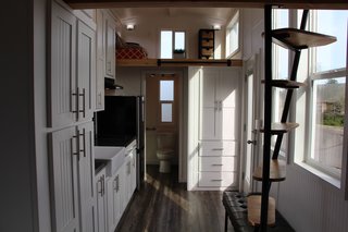 With a showroom in Salem, Oregon, and an office in Sacramento, California, Tiny Mountain Houses designs tiny homes with three goals in mind: craftsmanship, comfort, and affordability. Their homes are completed with unique touches and hand-selected wood, and are available in both single-level and lofted floor plans. They also offer more than 10 different models, each with financing options available.