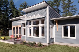 Headquartered in Walpole, Unity Homes seeks to make high-performance, low-energy homes widely available and more affordable. Throughout the years, the team has streamlined the production process of their prefab customized homes, depending on client needs. They create detailed three-dimensional computer models, which turn into the digital plans for large parts of the dwellings. The plans are then followed closely as the home's components are produced off-site, which reduces as much construction waste as possible.