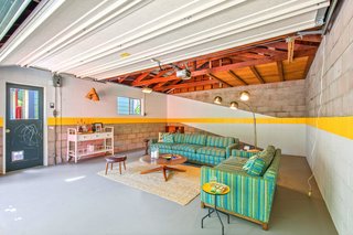 The two-car garage can also be used as extra space.