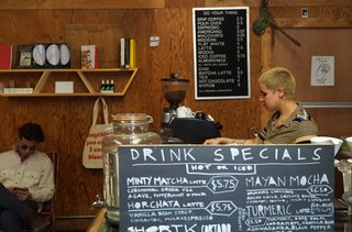 Located in a former lumberyard and tool shop, Do Your Thing is the perfect place to grab some coffee and explore the four artist studios that the eatery shares space with.