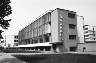 Bauhaus Dessau, completed in 1925 and designed by Walter Gropius.