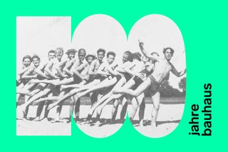 Students and faculty of the Bauhaus on the beach, 1926-1927.