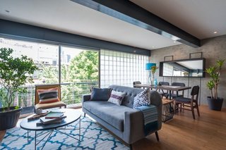 At a two-bedroom apartment in the hip neighborhood of Roma, the majority of the furnishings and textiles were made by Mexican designers and artisans, allowing visitors to really surround themselves with local design.
