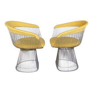 Knoll produced this iconic design by midcentury architect and designer Warren Platner.