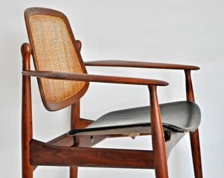 Scandinavian design became very popular in the United States in the 1960s due to its focus on simple, ergonomic forms made out of quality materials. 