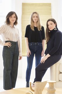 The three founders of Egg Collective—Stephanie Beamer, Crystal Ellis, and Hillary Petrie—had backgrounds in art, architecture, and woodworking before they started their company in 2011.