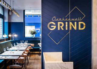 A New Velvet- and Brass-Filled Restaurant That's Housed in a 19th-Century London Warehouse - Photo 1 of 7 -