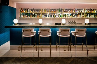 A New Velvet- and Brass-Filled Restaurant That's Housed in a 19th-Century London Warehouse - Photo 6 of 7 -