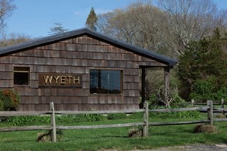 WYETH’S Sagaponack location, built by the owners themselves in 2008.