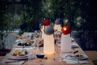 This portable light was designed by Floris Schoonderbeek to be used as lantern that sits upright—or converted into a helpful flashlight.