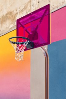 A Technicolor Basketball Court in Paris - Photo 7 of 9 -