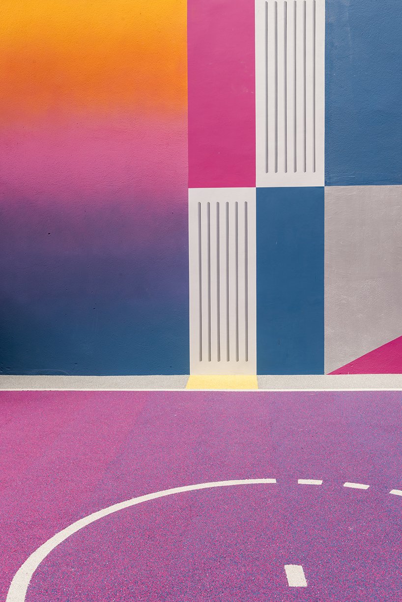 Photo 6 of 10 in A Technicolor Basketball Court in Paris Dwell