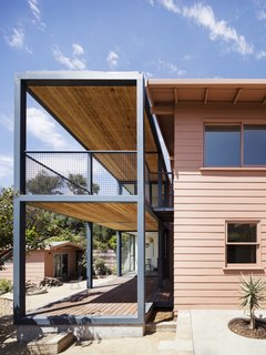 Grids and Colors Inspire the Renovation of a Graphic Designer's Pink L.A. Bungalow - Photo 6 of 13 -